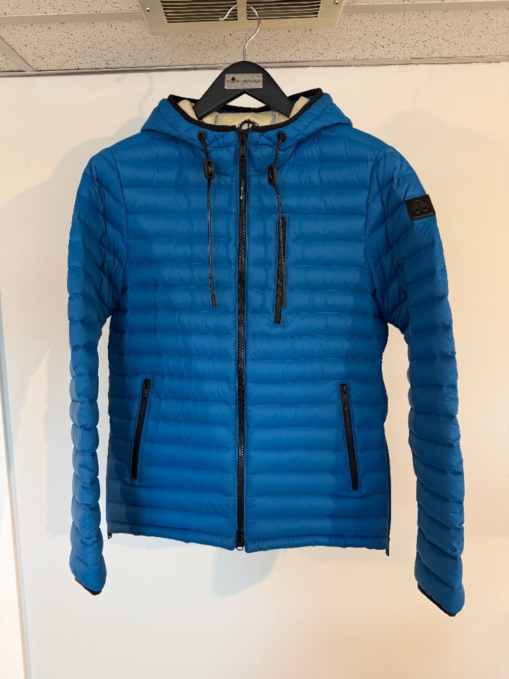 MOOSE KNUCKLES Roughstock Jacket Blue Mens Size S NWT M11MJ106